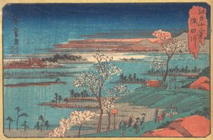 Blomster av Gotenyama. av Ando Hiroshige
