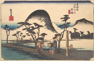 Hiratsuka, Nawate Do, ca. 1834., ca. 1834. av Ando Hiroshige