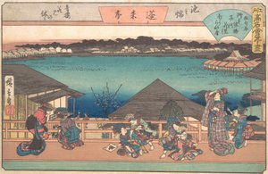 Ikeno Mata Horai-ya, ca. 1840., ca. 1840. av Ando Hiroshige
