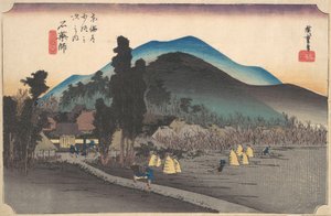 Ishiyakushi, Ishiyakushi-tid, ikke sant? 1834. , mygg. 1834. av Ando Hiroshige