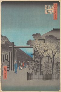 Kakuchu Shinonome, 4. måned, slangeår 1857., 4. måned, slangeår 1857. av Ando Hiroshige
