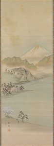 Lake Suwa, 1800-tallet. av Ando Hiroshige