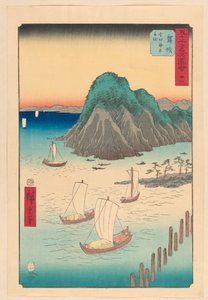 Maisaka fra serien 53 Stations of Tokaido av Ando Hiroshige