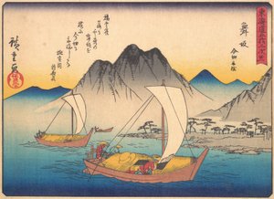 Maisaka, fra serien The Fifty-three Stations of the Tokaido Road, tidlig på 1900-tallet. av Ando Hiroshige