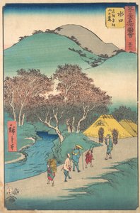 Mizuguchi, 1855. , 1855. av Ando Hiroshige