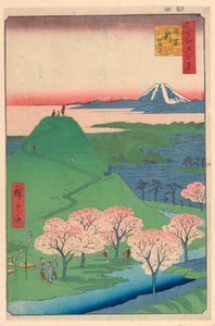 New Fuji, Meguro (meguro, Shin-Fuji) Fra serien hundre kjente utsikter over Edo av Ando Hiroshige