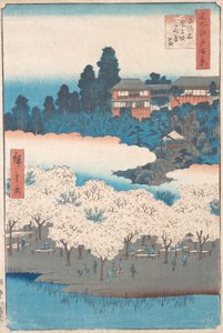 Sendagi Dangozaka, 1856., 1856. av Ando Hiroshige
