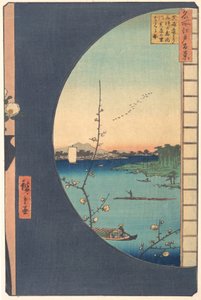 Fra Suzaki ed. , 1857. av Ando Hiroshige