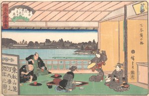 Tehus på Hirokoji, ca. 1835-42., ca. 1835-42. av Ando Hiroshige