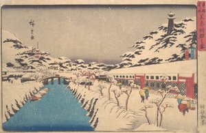 Vinterlandskap, 1846., 1846. av Ando Hiroshige