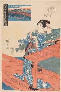 Fifth Gate th (mai) av Ando or Utagawa Hiroshige