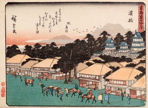 Hamamatsu av Ando or Utagawa Hiroshige