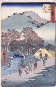 mini munn av Ando or Utagawa Hiroshige