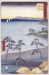 Odawara av Ando or Utagawa Hiroshige
