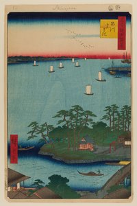 Shinagawa Susaki av Ando or Utagawa Hiroshige