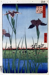 With Water s-Japa sleep p Hayashi t av Hiroshige Utagawa. Ridge minutter d Les d View av Edo av Ando or Utagawa Hiroshige
