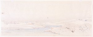 Vinterlandskap. Provinsserien. av Ando or Utagawa Hiroshige