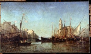 Utsikt over Martigues av André Maglione