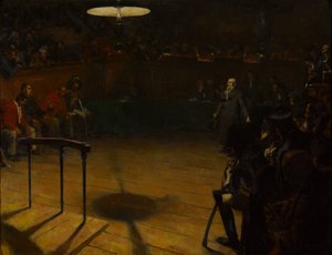 Jean Valjean for Assize-domstolen i Arras, 1904. av André Victor Édouard Devambez