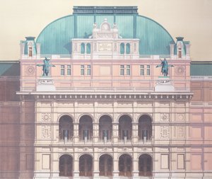 Statsoperaen, Wien, Østerrike (detalj)