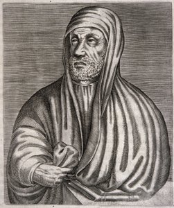 Portrett av Abu Ali al-Husain ibn Abdallah ibn Sina kalt Avicenna (gravering) av Andre (after) Thevet