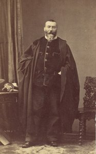 Alphonse Karr, 1850-årene. av Andre Adolphe Eugene Disderi