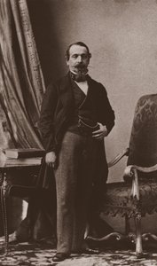 Keiser Napoléon III, ca. 1860 av Andre Adolphe Eugene Disderi