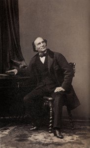 Henri Robin, nederlandsk tryllekunstner, ca. 1860 (s/hvitt-bilde) av Andre Adolphe Eugene Disderi