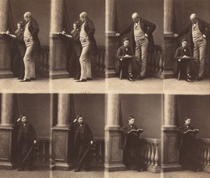Mr. Jadin og sønn, ca. 1860. av Andre Adolphe Eugene Disderi