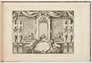 Nye design for møbler og verk av bronse og intarsia av Andre Charles Boulle