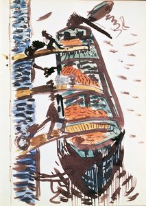 Album, side 105 (akvarell på papir) av Andre Derain