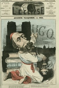 Auguste Vacquerie (1819-1895), fransk poet, dramatiker og journalist. Omslag i "" L
