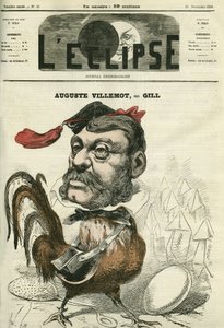 Auguste Villemot (1811-1871), fransk journalist. Omslag i "" L