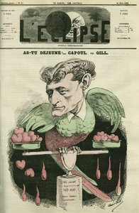 Capoul, skuespiller i Opera Comique. Omslag i "" L