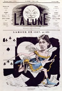Karikatur av Cora Pearl (1842-c.1886) fra 