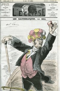 Tegneserie "The Saltimbanks", "" rip! Ikke slåss! "", serie om sjarlataner. Omslag i "" L