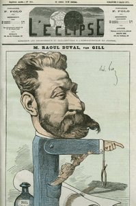 Tegneserie av Fernand Raoul-Duval (Fernand Raoul Duval av Andre Gill
