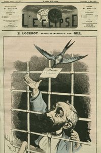 Edouard Simon Lockroy (1838-1913), fransk politiker, stedfortreder for Marseille. Omslag i "" L