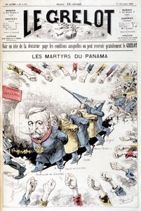 Ferdinand de Lesseps - av Gill, i "The Men of Today", sent på 1800-tallet av Andre Gill