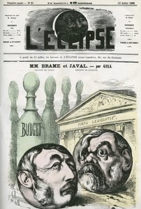 Jules Louis Joseph Brame (1808-1878) fransk politiker og Louis Emile Javal (1839-1907), fransk politimann. Omslag i "" L