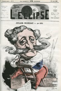 Jules Noriac (1827-1882), fransk forfatter, kritiker og journalist. Omslag i "" L