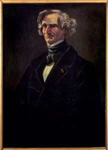 Portrett av Hector Berlioz (1803-1869), fransk komponist. Maleri av Andre Gill (1840-1885) av Andre Gill
