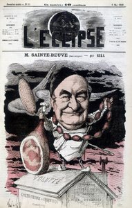 Sainte-Beuve (Sainte-Beuve) (gratisspiser) - Tegneserie av Gill, i "" L
