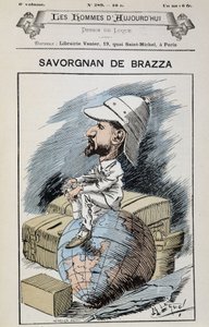 Savorgnan de Brazza - av Gill, i "" Today