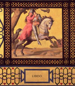 Good and Evil: Libido, 1832 detalj av 89709 olje på lerret