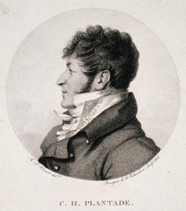 Portrett av Charles-Henri Plantade (1764-1839) 1806 (gravering) av Andre Paul (after) Vincent