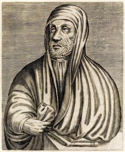 Avicenna eller Ibn Sina: Persisk polymath, fra True Portraits av André Thévet utgitt i 1584 av Andre Thevet