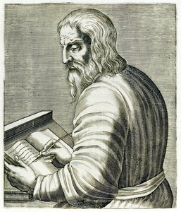 George av Trebizond, fra ?True Portraits?? av André Thévet utgitt i 1594 av Andre Thevet