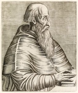 Pietro Bembo, fra ?True Portraits?? av André Thévet (1516-1590) utgitt i 1584 av Andre Thevet