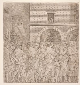 The Triumphs of Caesar : The Senators, ca. 1495 (gravering) av Andrea (school of) Mantegna